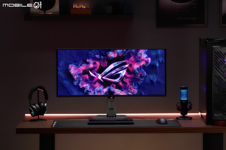 ROG 推出 Strix OLED XG34WCDMS 34 吋 280Hz 寬曲面電競螢幕 還有 12.3 吋觸控輔助螢幕 Strix XG129C