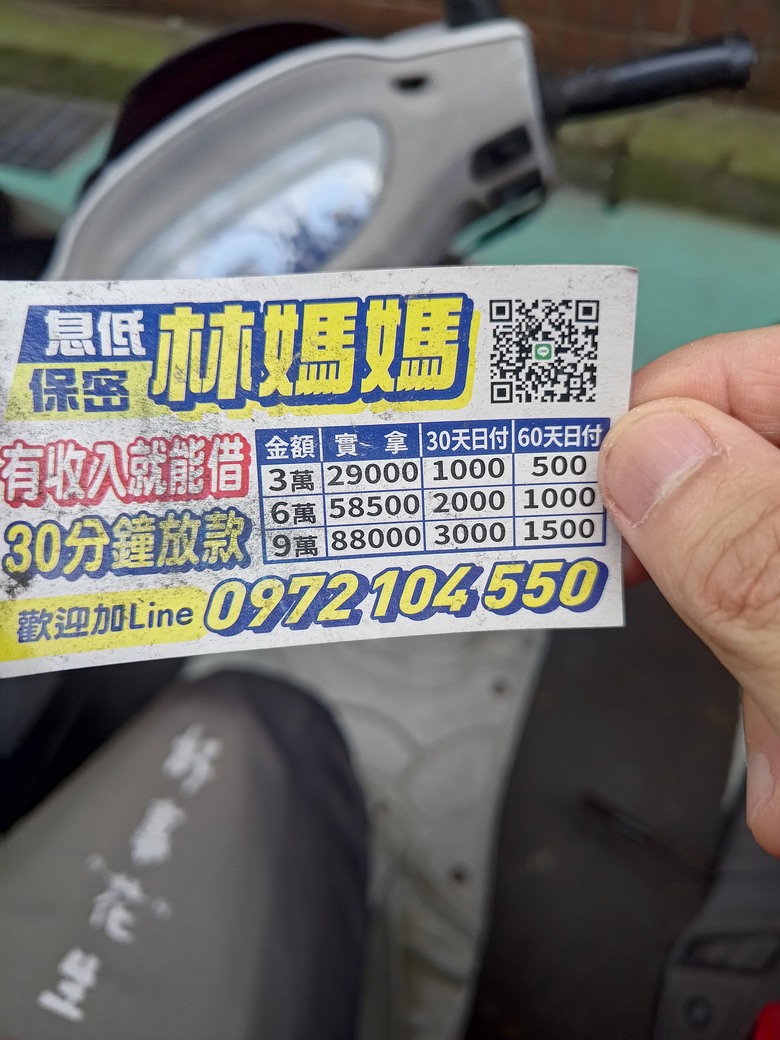 高利貸的職業傷害有？