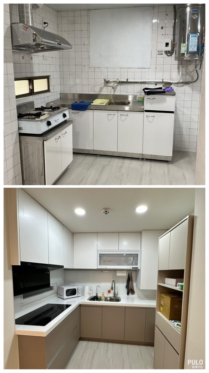 【開箱】台南老屋翻新告別泛黃壁紙，打造20坪奶茶色溫馨小宅！