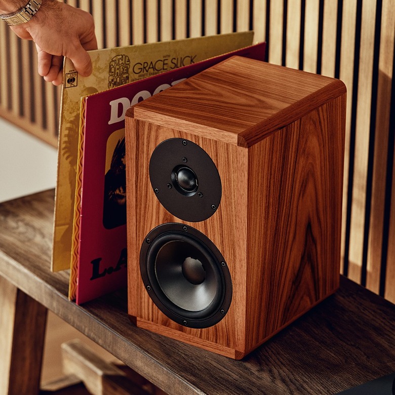 一對新推出的7,000元美金小喇叭,效率83 db,大小約31*18*27公分
