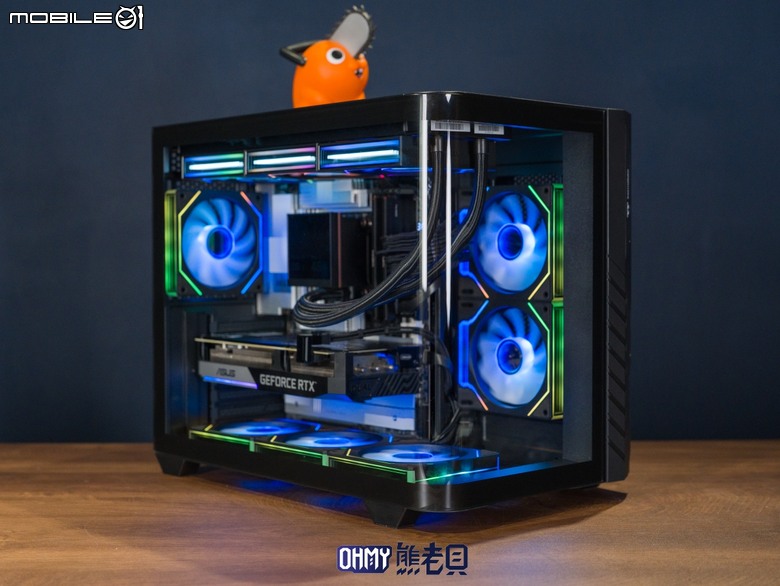 TT Vision 330 CR ARGB 全曲面全景機殼 ft. 耀影SWAFAN 120 EX INFINITY 風扇