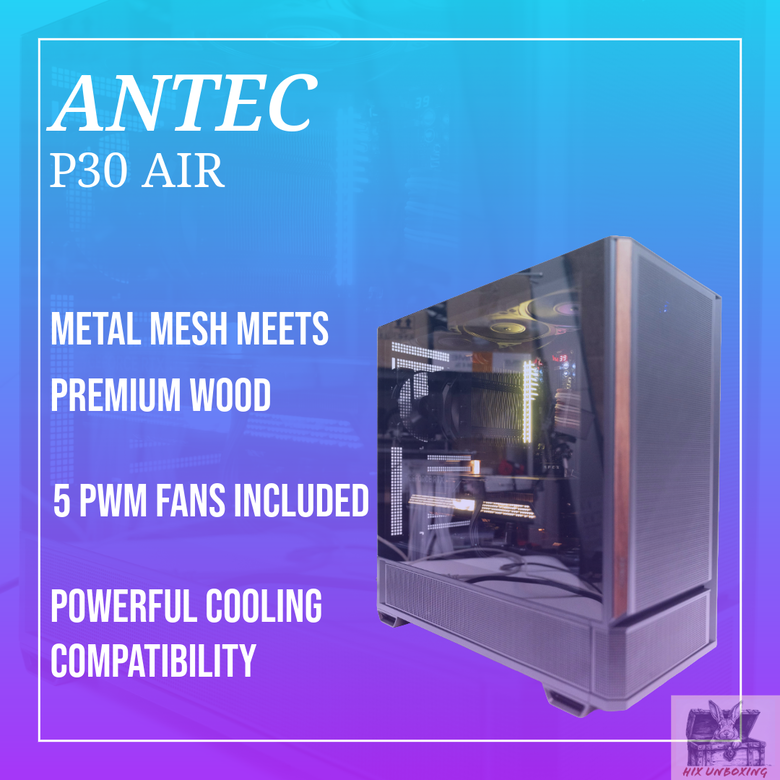 通風加強&點綴木質元素 ANTEC P30 AIR