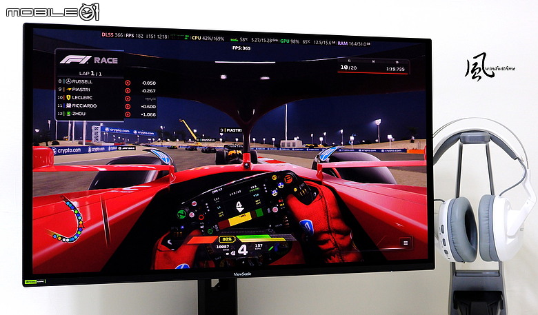 點我看大圖 ViewSonic XG2738-2K-OLED兼顧240Hz高速電競與鮮豔色彩開箱分享