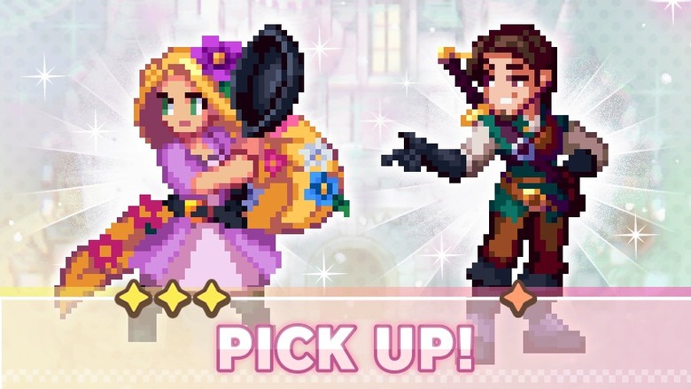 《Disney Pixel RPG》迪士尼 經典像素風 RPG 與米奇、唐老鴨、維尼、小熊維尼、史迪奇、杯麵、艾莎等超人氣角色展開像素冒險 | 融合戰鬥、探索、換裝與放置玩法、棋盤遊戲等多種世界主題