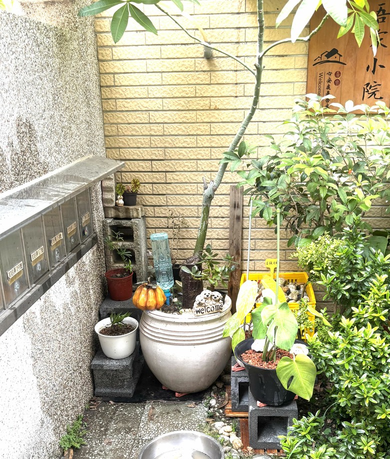 休假時就是搞東搞西搞園藝