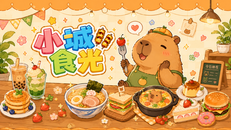 《小城食光》療癒系中華美食經營手遊 暖心開張!從街邊小攤開始 透過超上癮的二合合成玩法 親手打造屬於你的夢幻美食街 | 麻辣燙、火鍋、奶茶、燒烤、烘焙甜點通通都能自由經營 解鎖更多人氣料理與特色店鋪