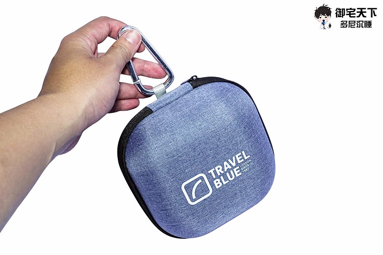 點我看大圖 開箱|【Travel Blue 藍旅】藍藍組 - 支撐力好的記憶棉頸枕,又有硬殼收納盒一次入手!