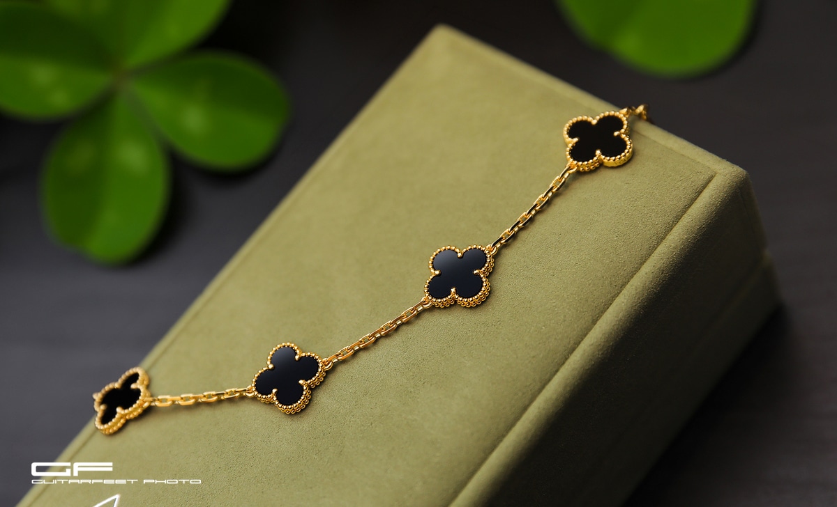 --黑金五花-- Van Cleef & Arpels 梵克雅寶 Vintage Alhambra 手鏈簡易開箱