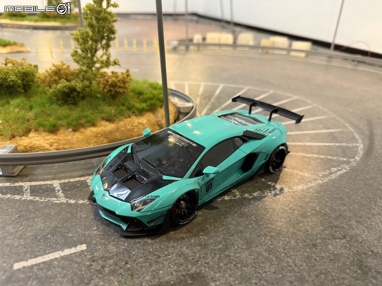 【遙控模型】LB★Works Lamborghini Aventador Limited Editon Ver.2 - DriftArt 4 蒂芙妮藍