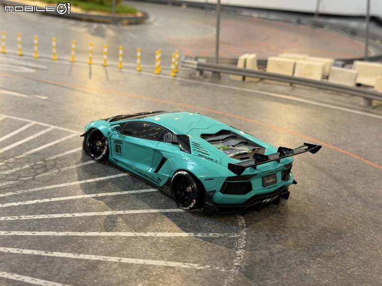 【遙控模型】LB★Works Lamborghini Aventador Limited Editon Ver.2 - DriftArt 4 蒂芙妮藍