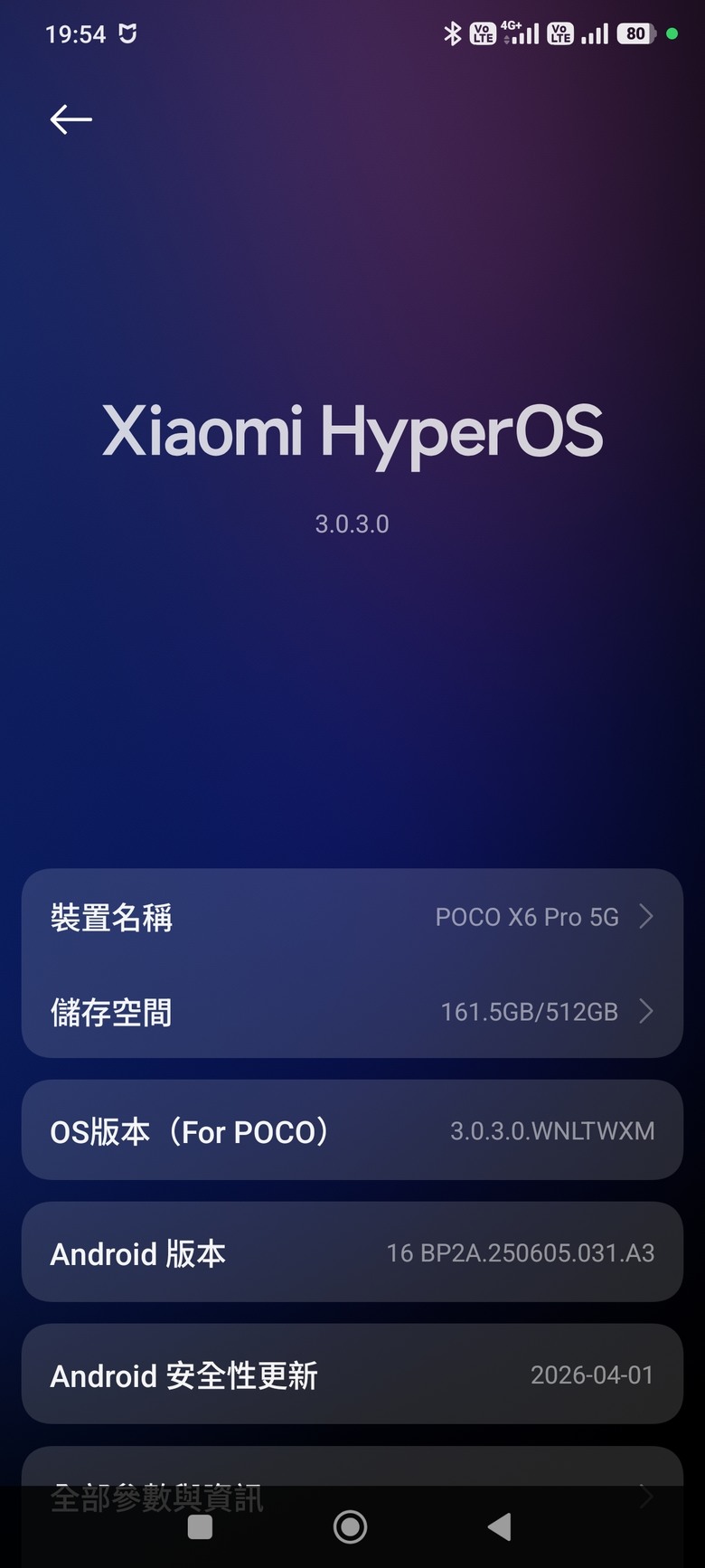 Poco x6 pro今天更新 HyperOS 3~