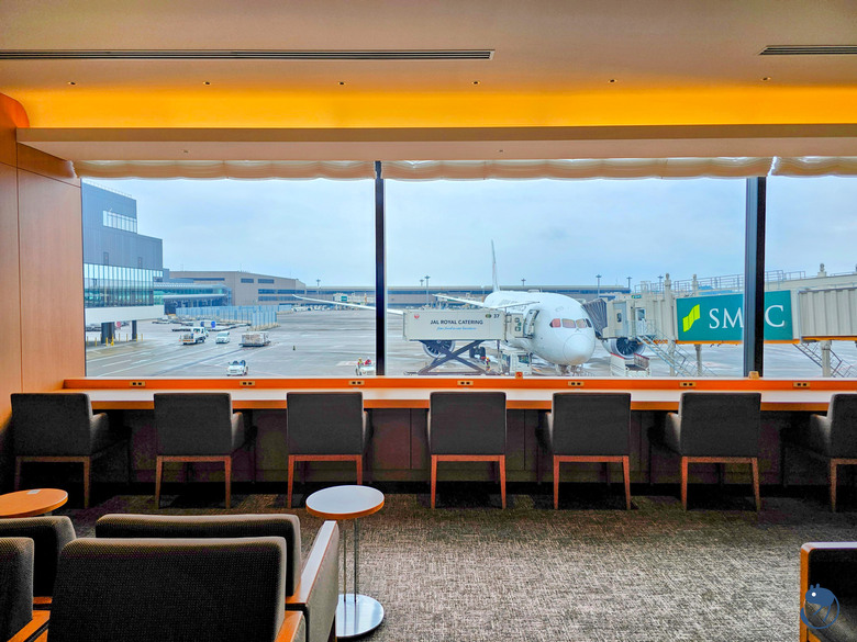 點我看大圖 日本-東京|日本航空東京成田機場櫻花商務貴賓室 Sakura Lounge 體驗紀錄