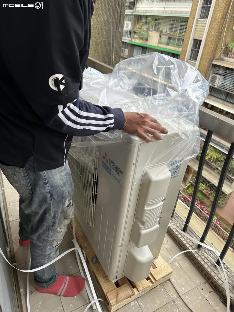 「體驗合作」三菱電機變頻空調靜音大師,GA旗艦系列一級能效變頻分離式冷暖冷氣【安裝篇】