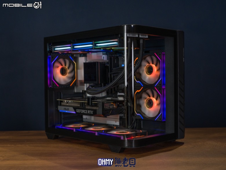 TT Vision 330 CR ARGB 全曲面全景機殼 ft. 耀影SWAFAN 120 EX INFINITY 風扇