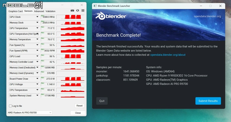 華碩 TURBO Radeon AI PRO R9700 32GB 繪圖卡開箱實測 以大容量記憶體提供更多 AI 應用執行空間