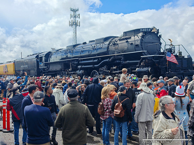 Big Boy No. 4014 Coast-to-Coast Western Leg - Roseville, CA