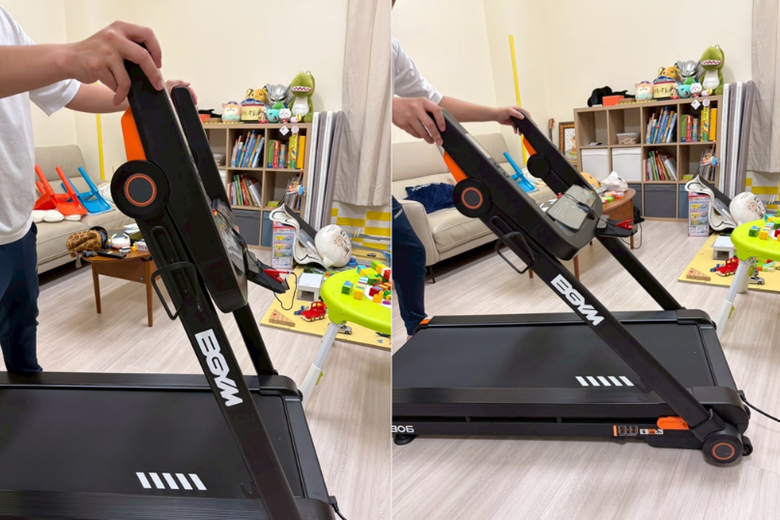 老公說他會認真跑,我才同意買的BGYM T306跑步機