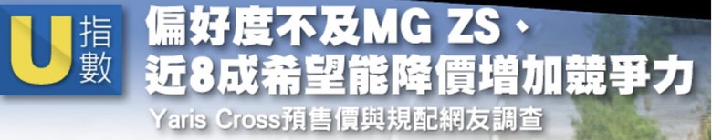 CUV市場正醞釀一波軍備比拼?ZS、Yaris Cross、Kicks…下一台是誰?
