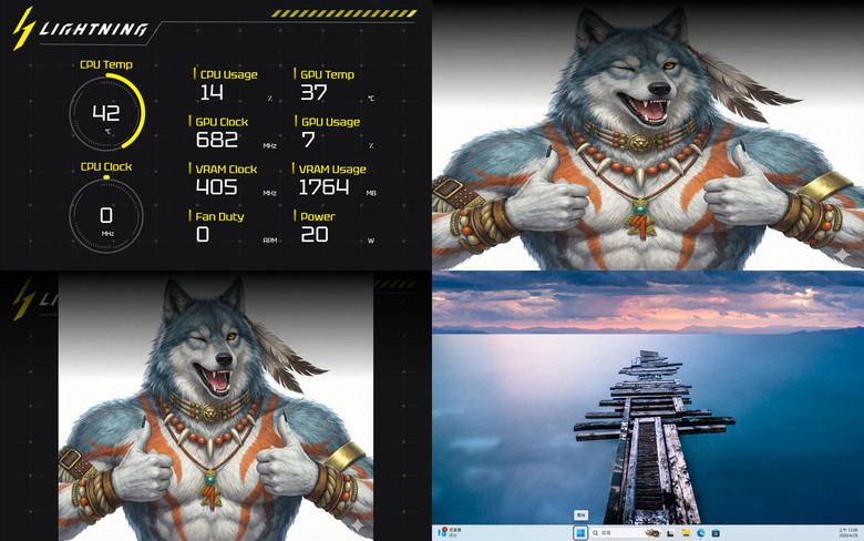 動爪玩MSI GEFORCE RTX 5090 32G LIGHTNING Z