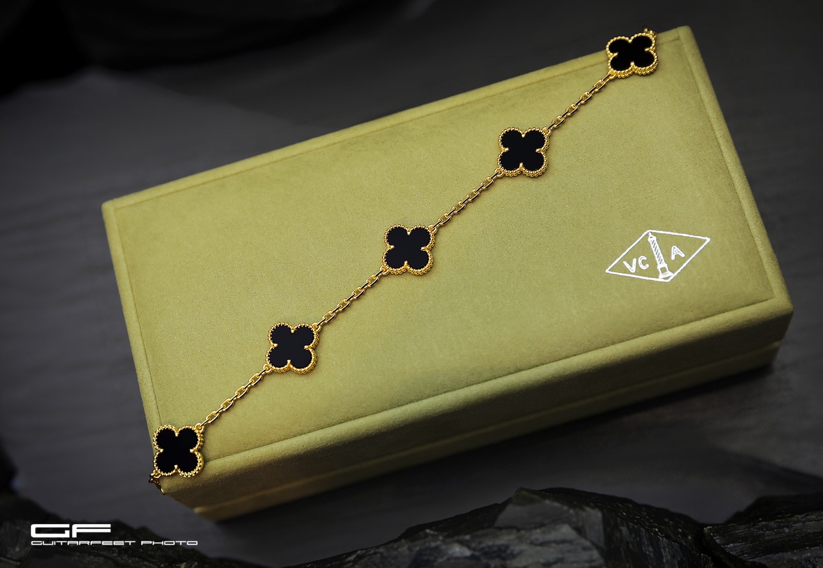 --黑金五花-- Van Cleef & Arpels 梵克雅寶 Vintage Alhambra 手鏈簡易開箱
