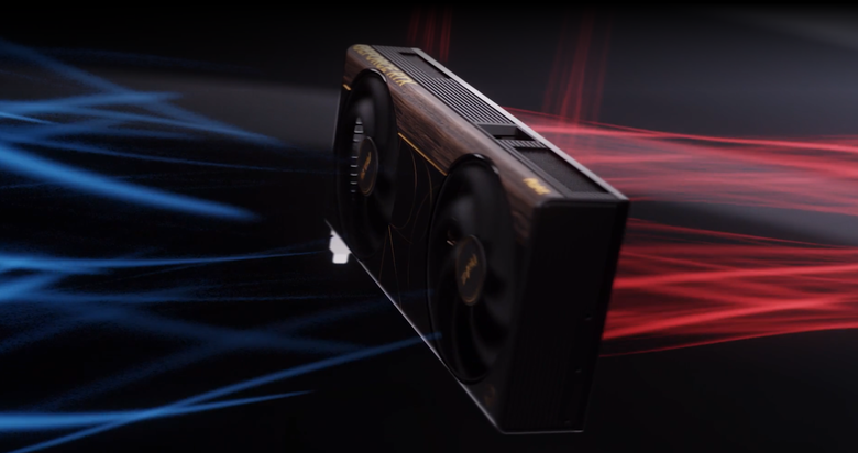 華碩推出 ProArt RTX 5090 OC Edition 顯示卡 在 2.5 Slot 厚度內具備雙導風散熱技術 提供內容創作者更高效能