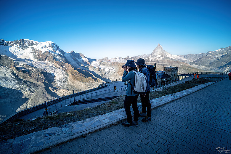 點我看大圖 2024瑞士義大利山脈之旅之11-2、0823 Gornergrat到Zermatt