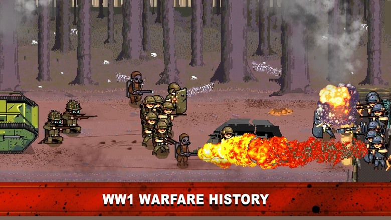 《壕溝戰爭 1914: WW1 RTS》化身第一次世界大戰戰場指揮官 在像素風壕溝戰場中率領 多國軍隊展開激烈對決 | 部署士兵、坦克與重型武器 利用毒氣、火焰噴射器、機槍與砲火轟炸突破敵軍防線