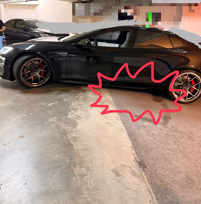 進出停車場斜坡如何避免撞底盤？（尤其底盤中間段）
