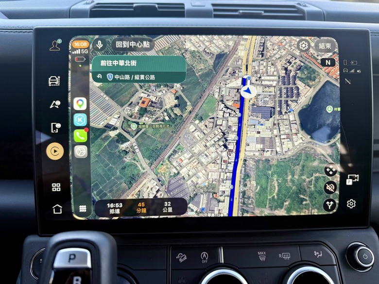Google Map可以在數位儀表上顯示囉！