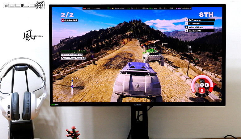 點我看大圖 ViewSonic XG2738-2K-OLED兼顧240Hz高速電競與鮮豔色彩開箱分享