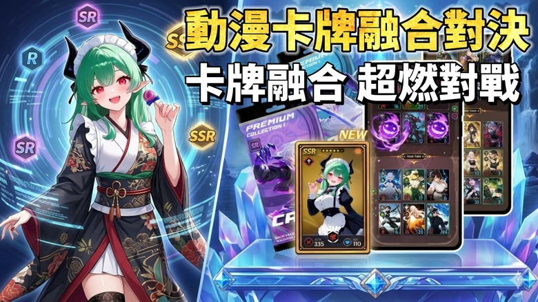 《Anime TCG Merge Battle》動漫集換式卡牌遊戲：融合對決 5月13日更新 動漫卡牌全面開戰 | 收集風格獨特的動漫卡牌角色 融合系統進化戰力、提升星級 召喚王牌卡組 成為最強冠軍