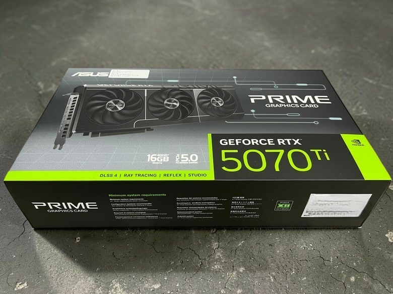 [開箱] ASUS PRIME RTX5070TI 16GB