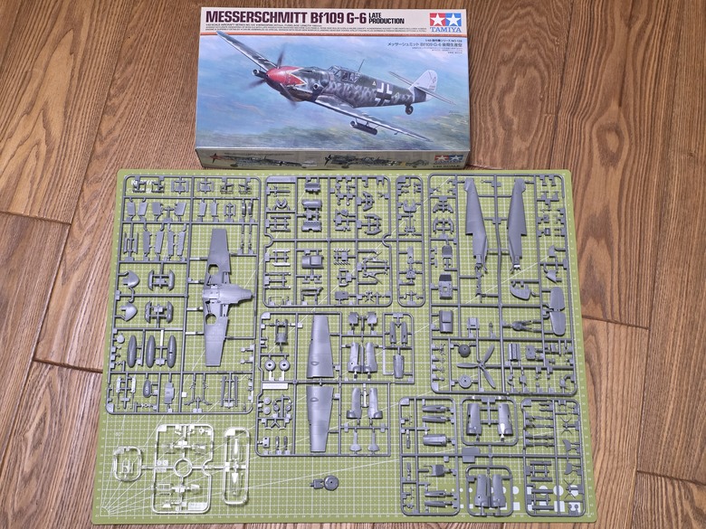 【上市前樣品開盒】TAMIYA 新製品 1/48 Messerschmitt Bf109 G-6 Late Production #61128