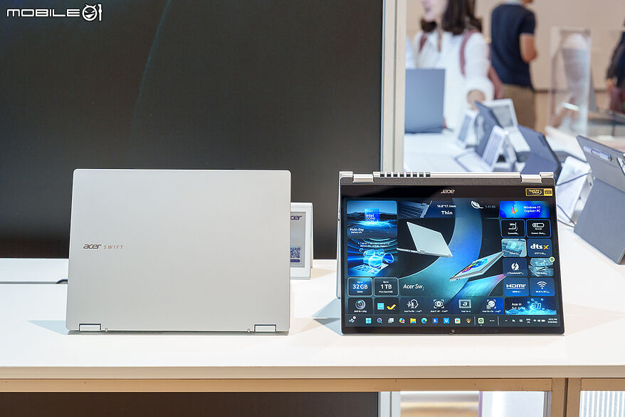 【Computex 2026】Acer 發表 Swift Air 14 與 Swift Spin 14 AI 擴展輕薄筆電產品深度