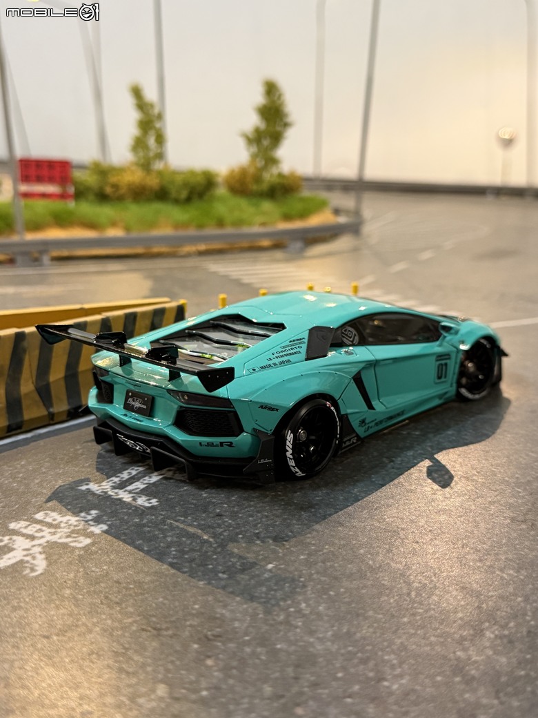 【遙控模型】LB★Works Lamborghini Aventador Limited Editon Ver.2 - DriftArt 4 蒂芙妮藍