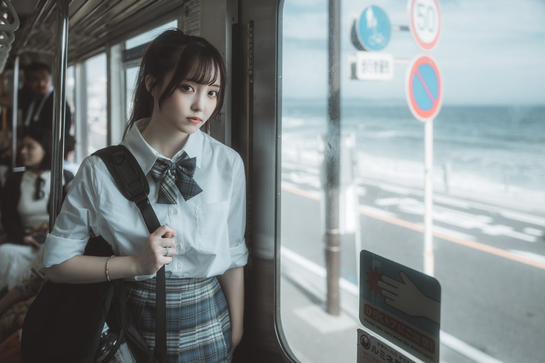 浴衣 JK 漫步鎌倉 with 28-70mm F2