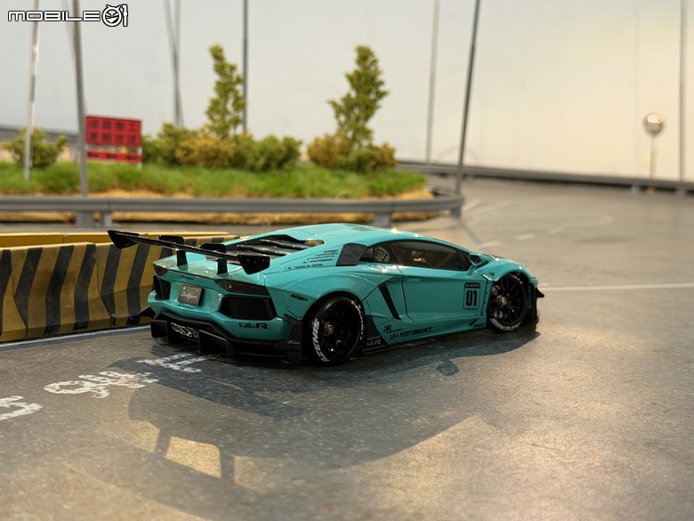 【遙控模型】LB★Works Lamborghini Aventador Limited Editon Ver.2 - DriftArt 4 蒂芙妮藍