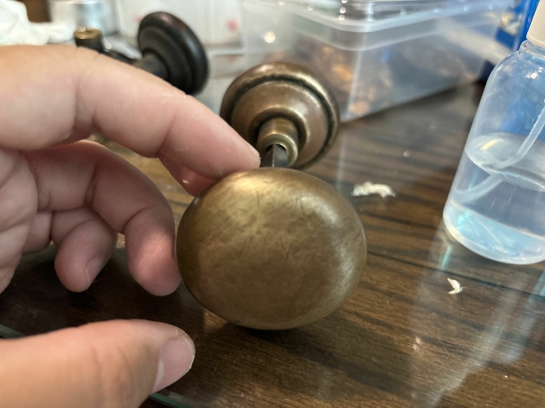 昭和銅製老件整理翻新,各位家裡還有這種五金嗎?