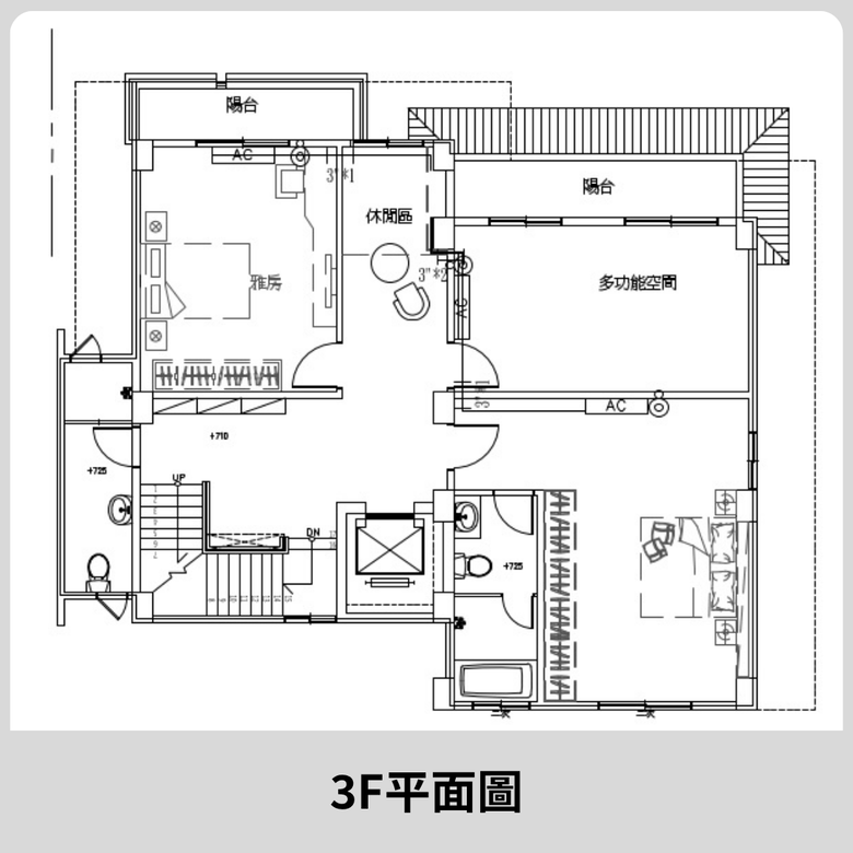 台中室內設計分享|自地自建四層透天完工開箱,電競室公仔展示牆+頂樓露台一次實現