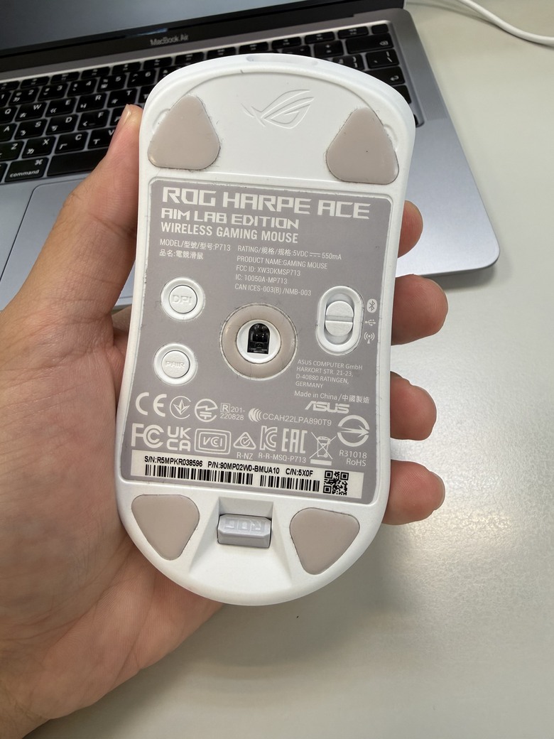 ROG不到3千的滑鼠Harpe Ace Aim Lab Edition