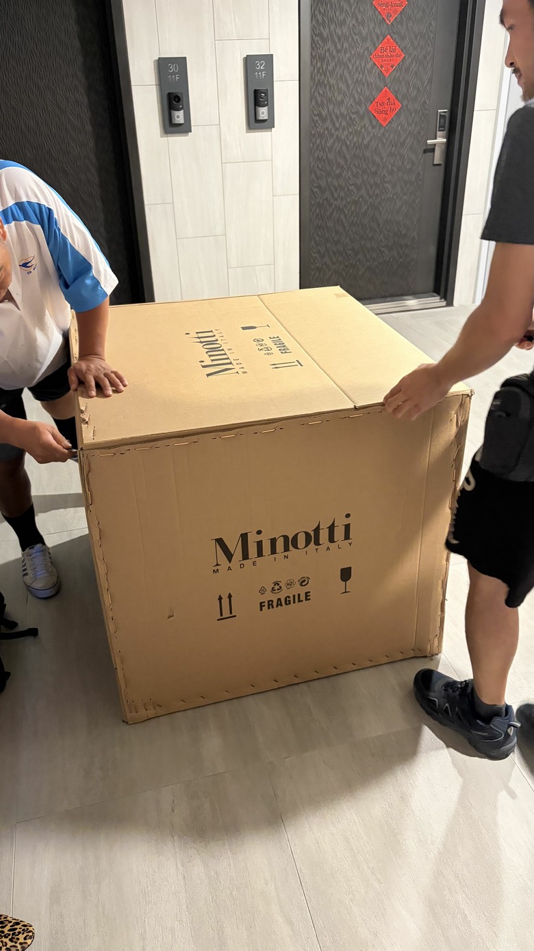 小開箱 等了好久好久的Minotti 單椅！