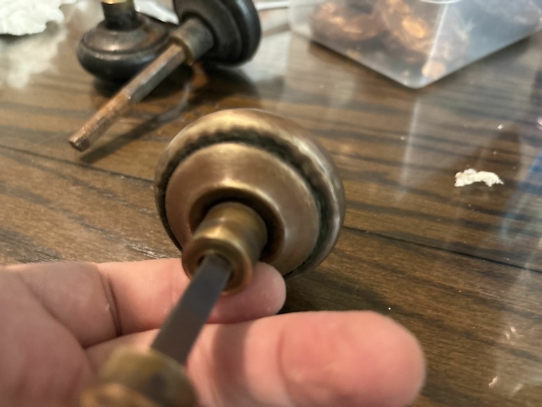 昭和銅製老件整理翻新,各位家裡還有這種五金嗎?