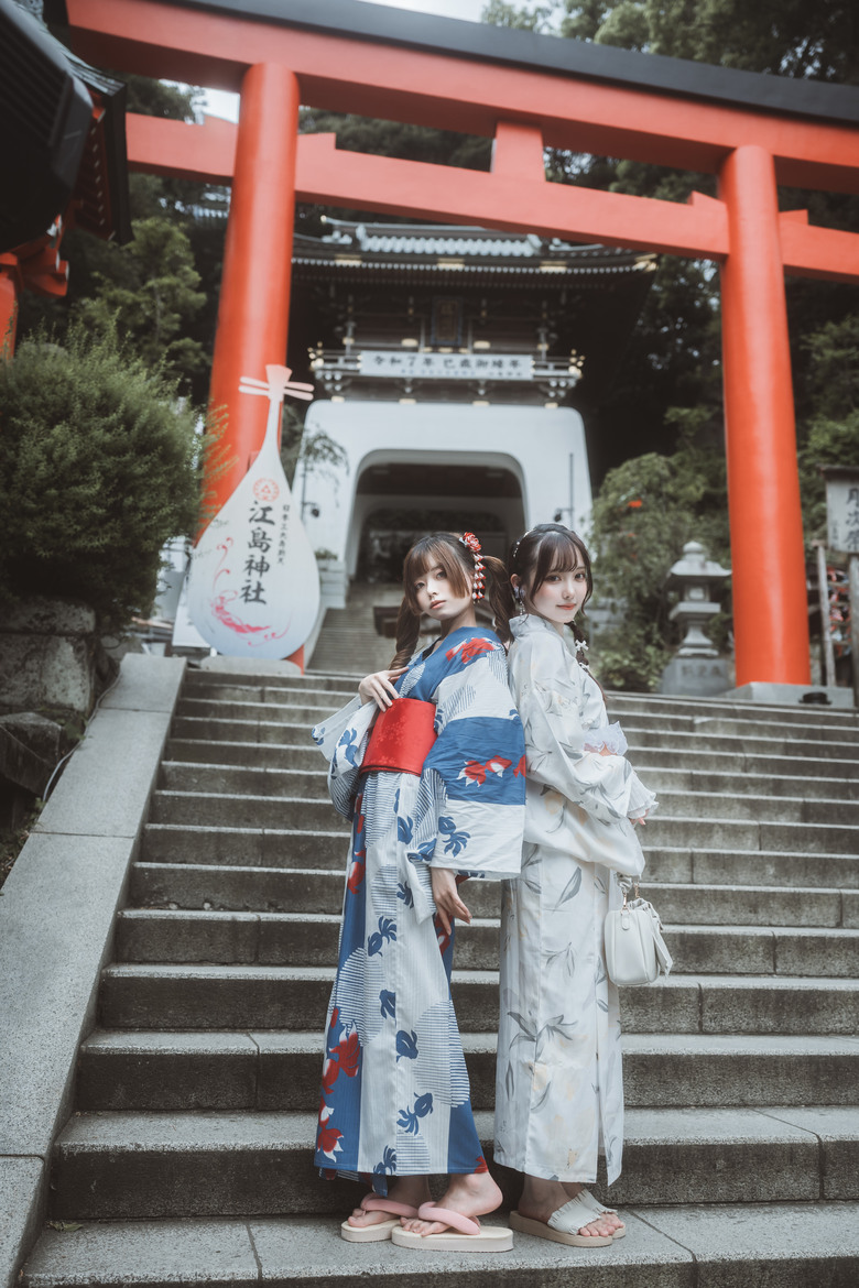 浴衣 JK 漫步鎌倉 with 28-70mm F2