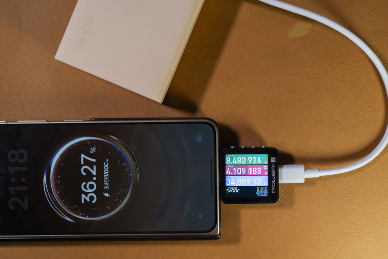 【開箱測試】OPPO 120W超能艙行動電源 15000mah 外型亮眼 效能不佳
