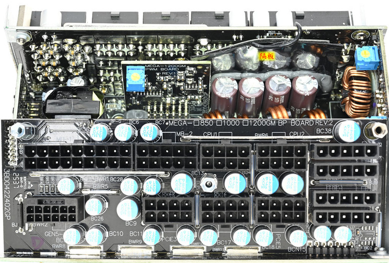 點我看大圖 FSP MEGA GM 1200W金牌全模組電源開箱