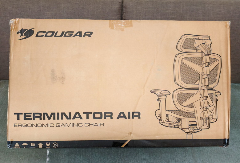 COUGAR Terminator Air 龍骨人體工學椅 - 全網布不悶熱 腰背分區動態支撐 後躺超放鬆