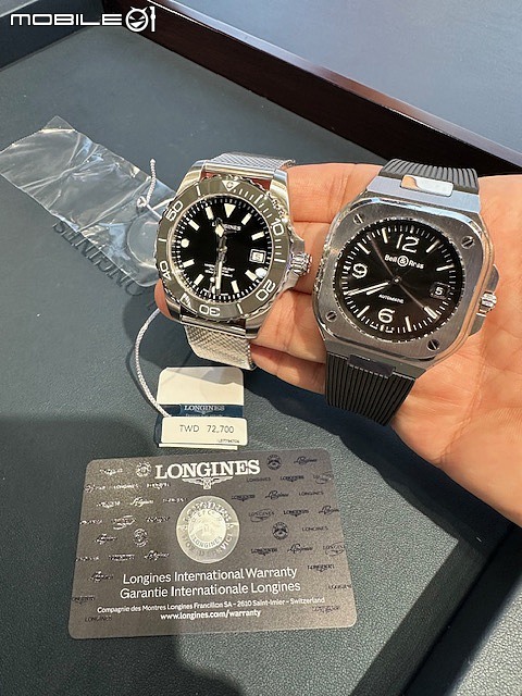 HydroConquest 深海征服者「黑面灰圈＋米蘭帶」39mm