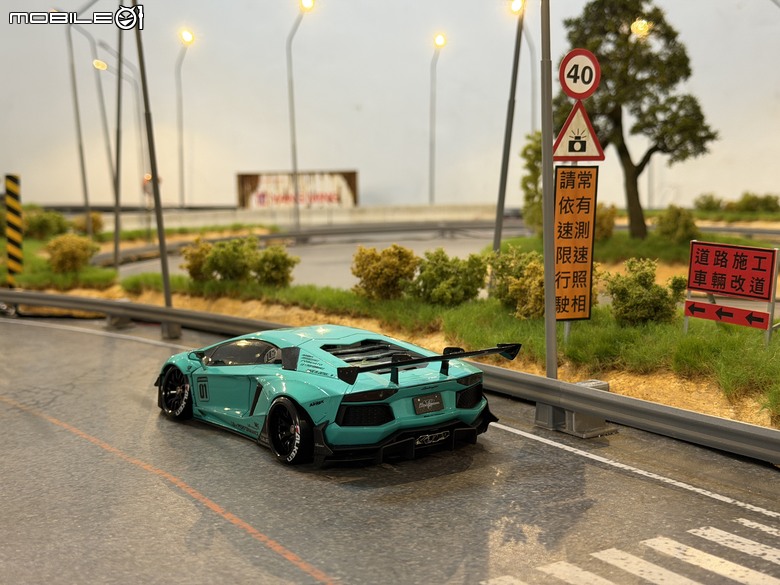 【遙控模型】LB★Works Lamborghini Aventador Limited Editon Ver.2 - DriftArt 4 蒂芙妮藍