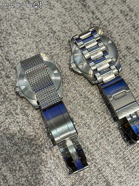 HydroConquest 深海征服者「黑面灰圈＋米蘭帶」39mm
