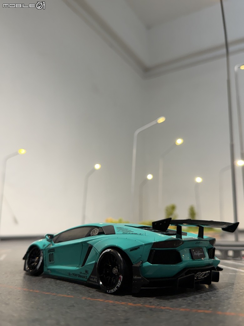 【遙控模型】LB★Works Lamborghini Aventador Limited Editon Ver.2 - DriftArt 4 蒂芙妮藍